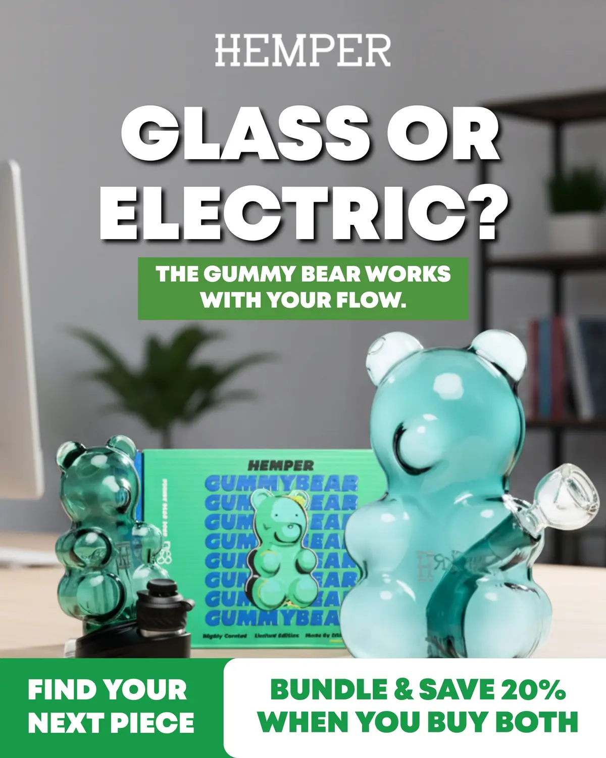 Gummy Bear Bong & Puffco Peak Top 1