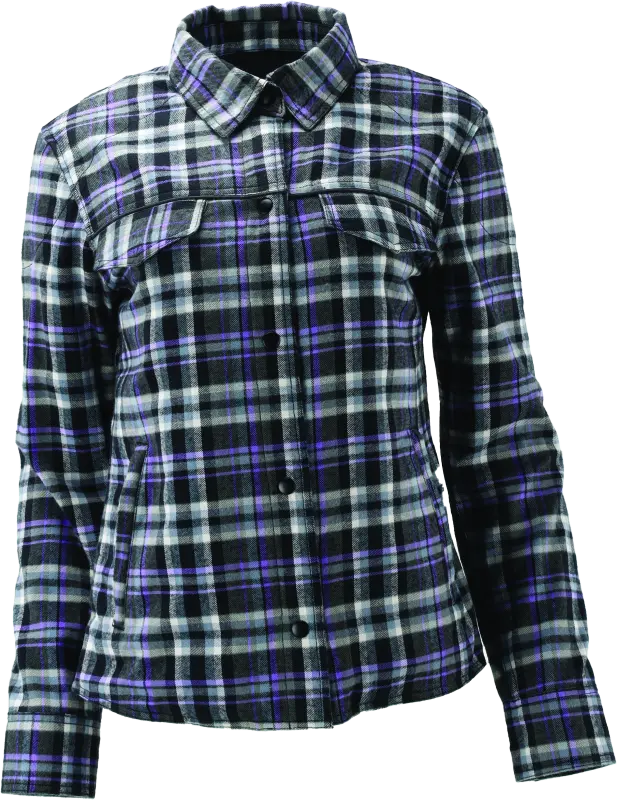 Kuryakyn Leather By River Road Cameo Flannel Moto Shirt Womens - Medium 1