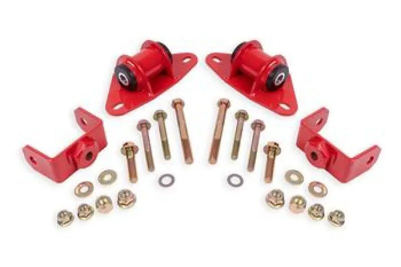 Bmr 14-19 Chevrolet Corvette Motor Mount Kit - Red 1