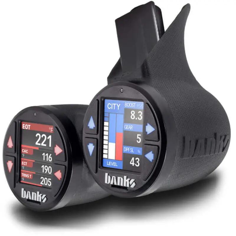 Banks Gauge Pod Kit 2023-2024 Ford F250-450 & 2021-24 F150 Idash Stealth Pod Mount - Dual Gauge 2