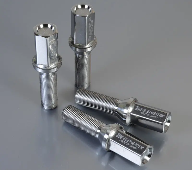Project Kics 14X1.25 Ti64 Elementek Titanium Lug Bolt - 20 Pcs 1