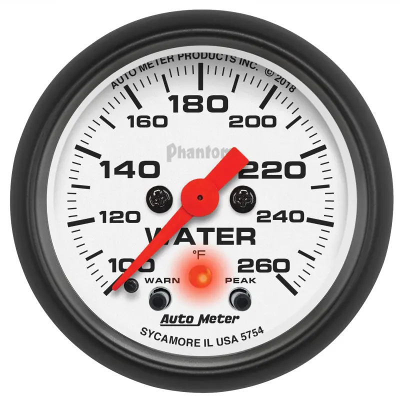 Autometer Chrono 2-1/16In 100-260 Degree Temperature Stepper Motor - Phantom 1