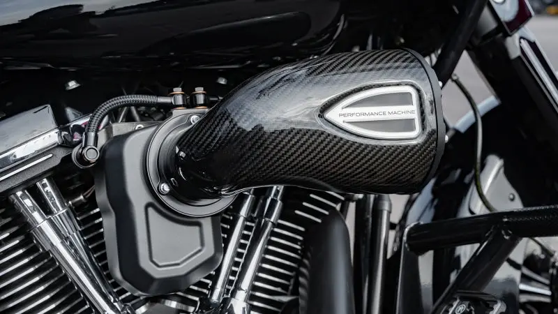 Performance Machine 17-23 Touring, 18-24 107/114/117 Ci Softail C4 Series Air Cleaner - Cf/Black Ops 2