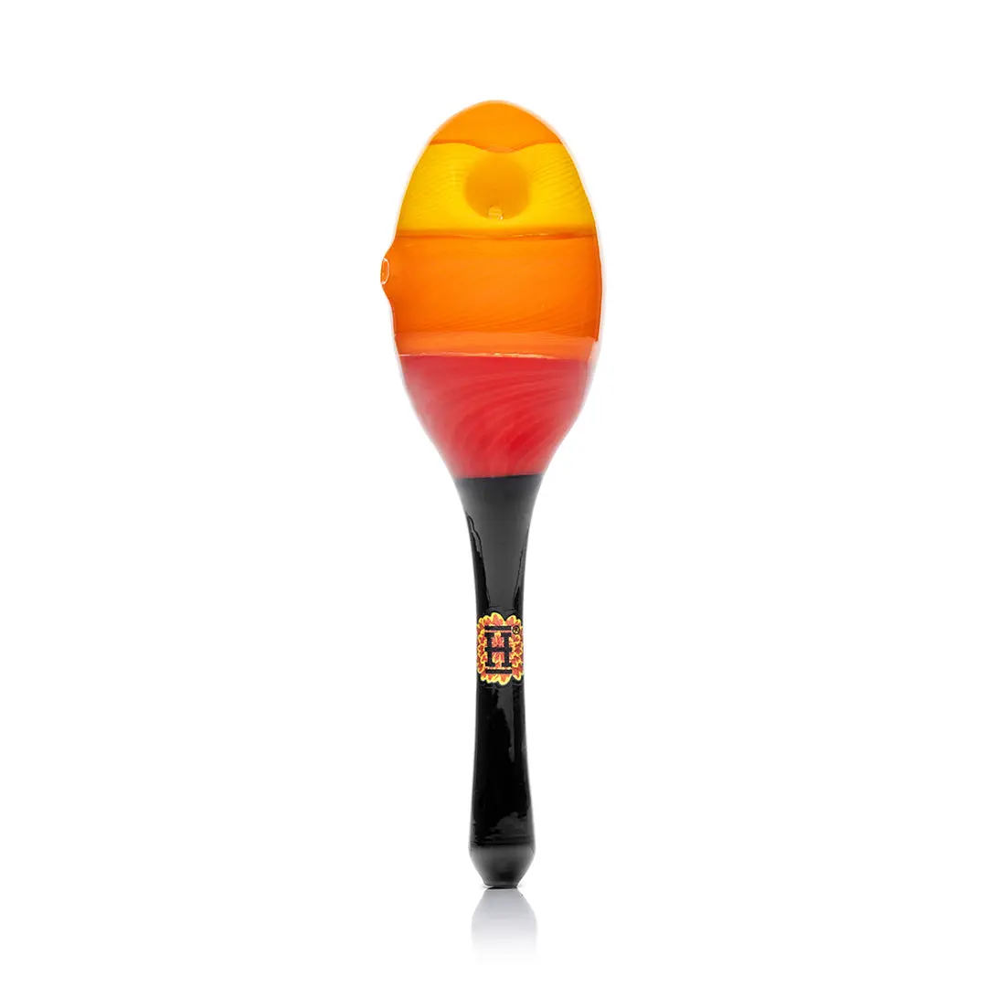 Dia De Los Muertos Maraca Hand Pipe 2