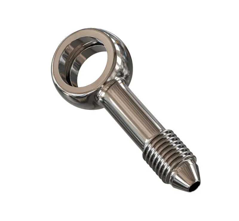 Goodridge Straight Banjo Adaptor For 7/16 Bolt 1