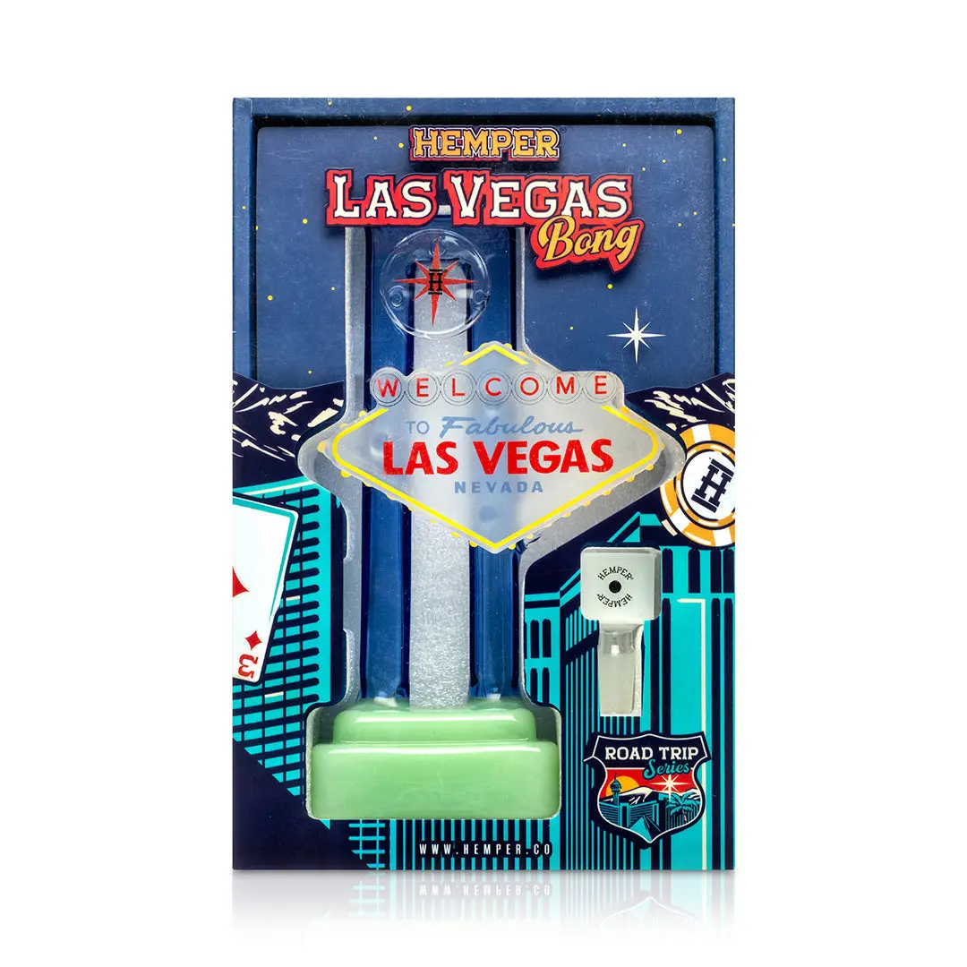 Las Vegas Sign Glass Bong 1