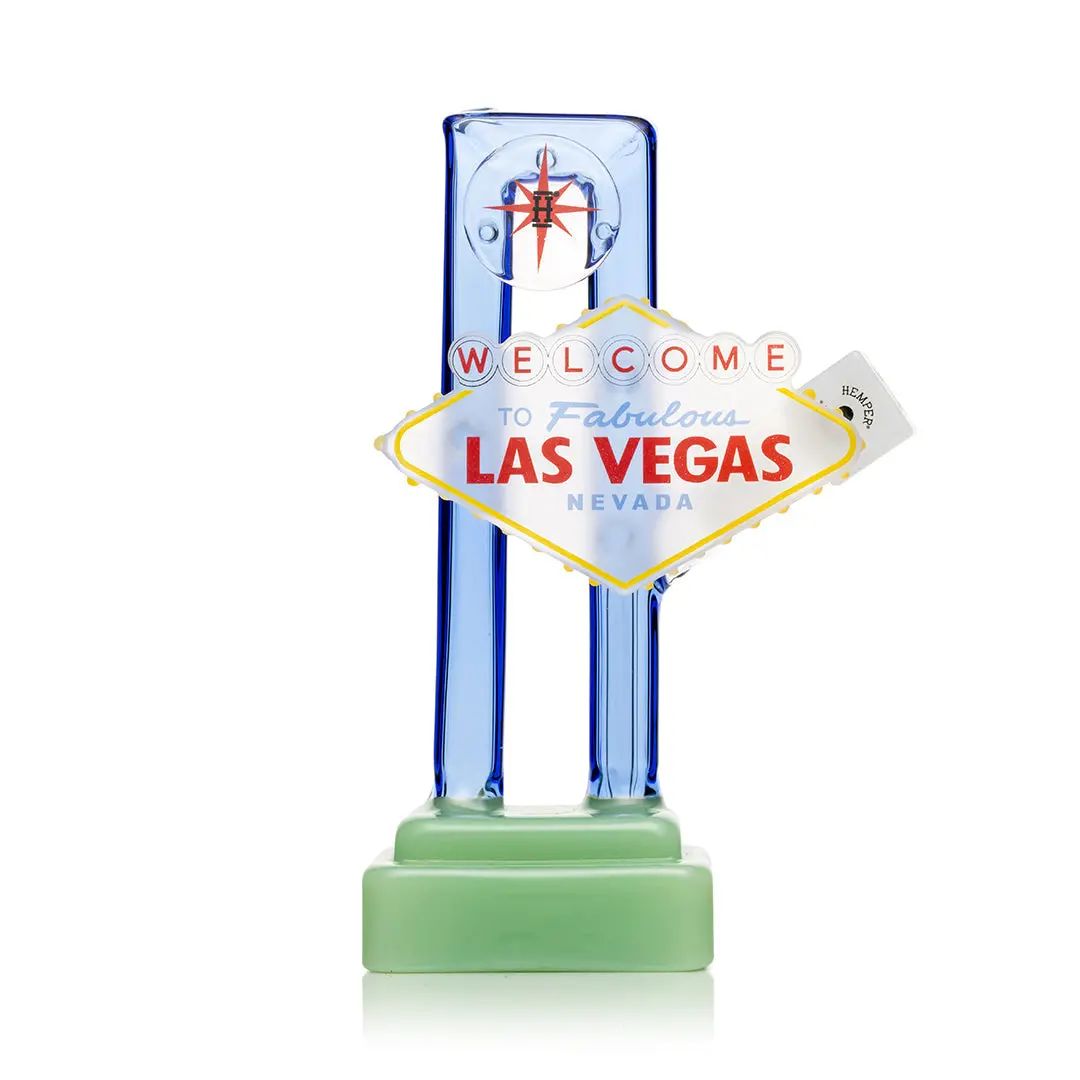 Las Vegas Sign Glass Bong 2