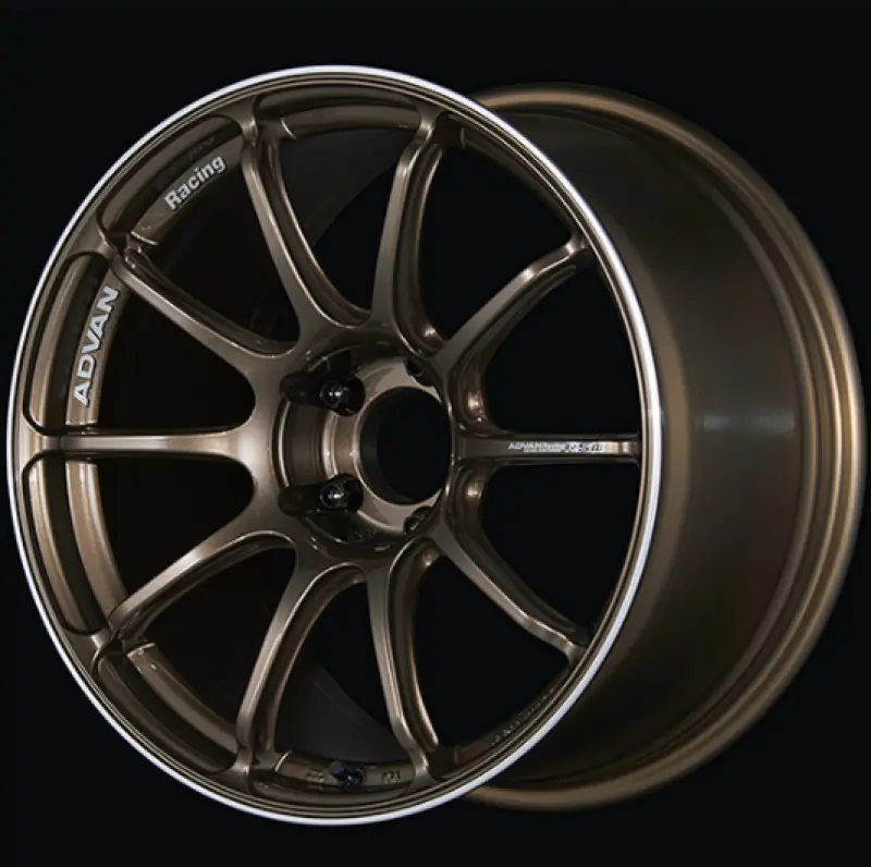 Advan  Rsiii 18X8.50 +47 5-100 Umber Bronze & Ring 1