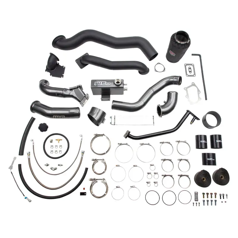 Wehrli 01-04 Duramax Lb7 Twin Turbo Kit S400/Stock - Semi-Gloss Black 1