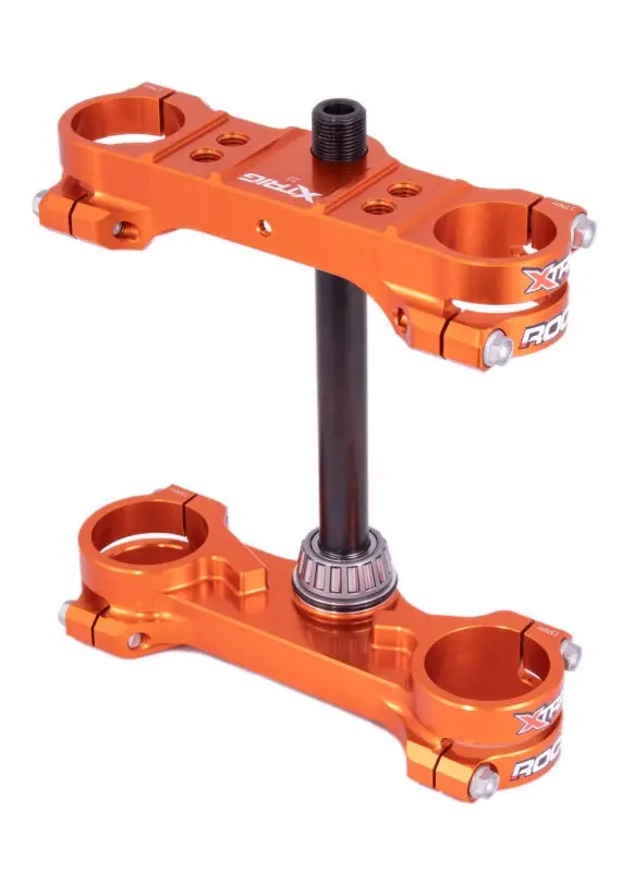 Xtrig 21-23 Gasgas Mc 65/ Husqvarna Tc 65/ Ktm 65 Sx Rocs Tech Clamp Offset 22 Mm. - Orange 1