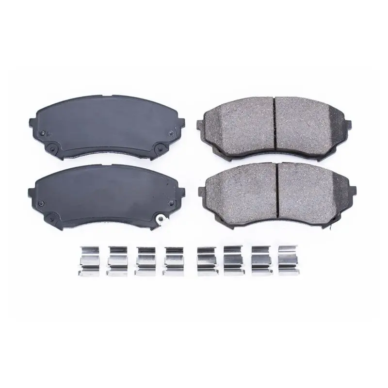 Power Stop 08-14 Cadillac Cts Front Z17 Evo Ceramic Brake Pad W/Hardware 1