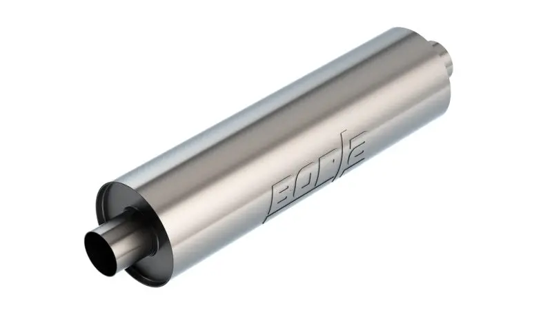 Borla Specialty Muffler 2.75In Center In/Out 6.75In Dia. 24In Body 29In Oal S-Type Un-Notched 1