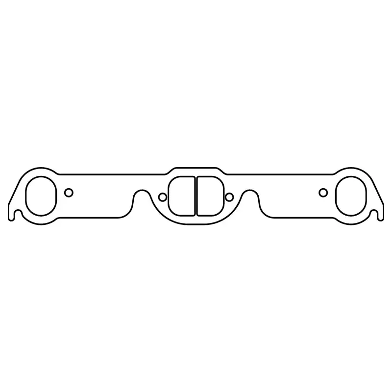 Cometic Pontiac 326-455 Ci V8 .043In Copper Exhaust Manifold Gasket Set - 2.000In X 1.550In D-Ports 1