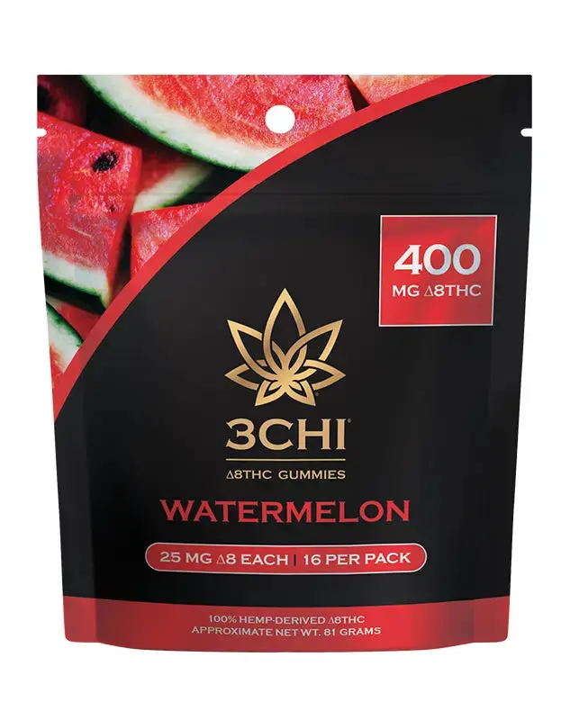 3Chi Delta 8 Watermelon Gummies 1
