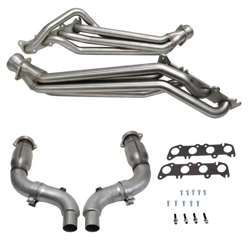 Bbk 15-23 Ford Mustang Gt 1-3/4 Long Tube Headers W/High Flow Catted Mid Pipe (304Ss) 1