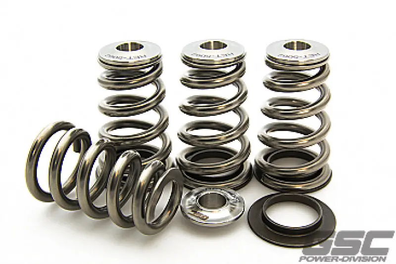 Gsc P-D Mitsubishi 4G63t Extreme Pressure Conical Valve Spring And Ti Retainer Kit 1