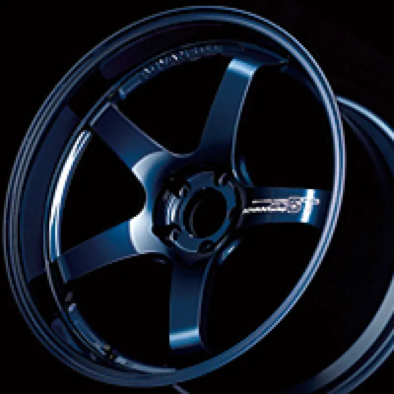 Advan Gt Premium Version 19X10.5 +32 5-112 Racing Titanium Blue Wheel 1