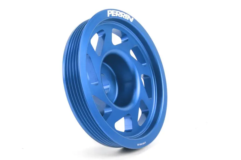 Perrin 93-11 Subaru Impreza / 04-21 Sti / 02-14 Wrx Ej Engines (W/O Ac Only) Crank Pulley - Blue 1