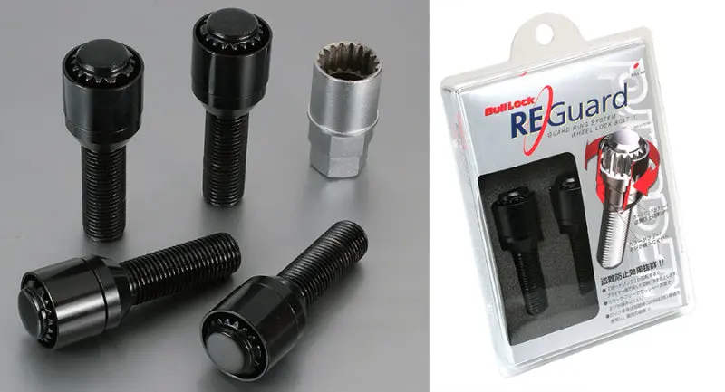 Project Kics 12R 28Mm Black Reguard Bolt - 12X1.50 1