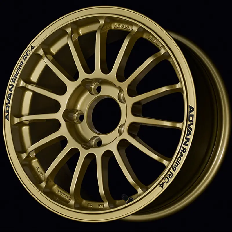 Advan Rc-4 Wheel - 15X6.0 / Offset +40 / 4X100 - Rally Gold 1