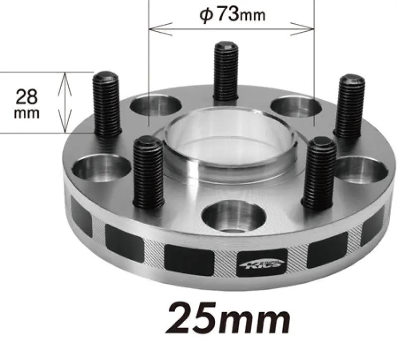 Project Kics 12X1.5 5-139.7 Wide Tread Spacers 4Wd - 25Mm 1