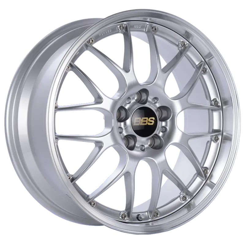 Bbs Rs-Gt 19X9.5 5X120 Et40 Cb72.5 Diamond Silver Center Diamond-Cut Rim Wheel - Pfs/Clip Req 1
