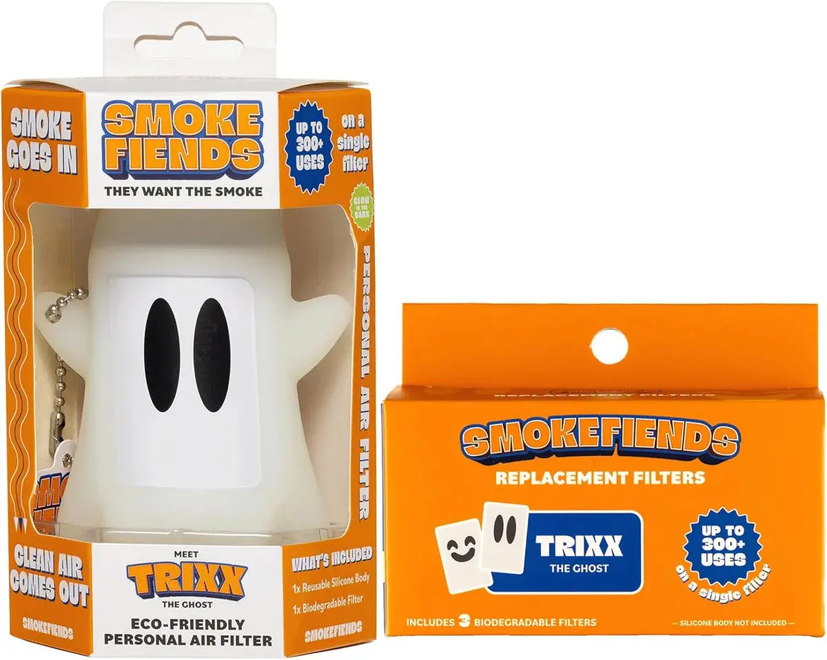 Smoke Fiends Ghost-Design Eco Air Purifier Bundle