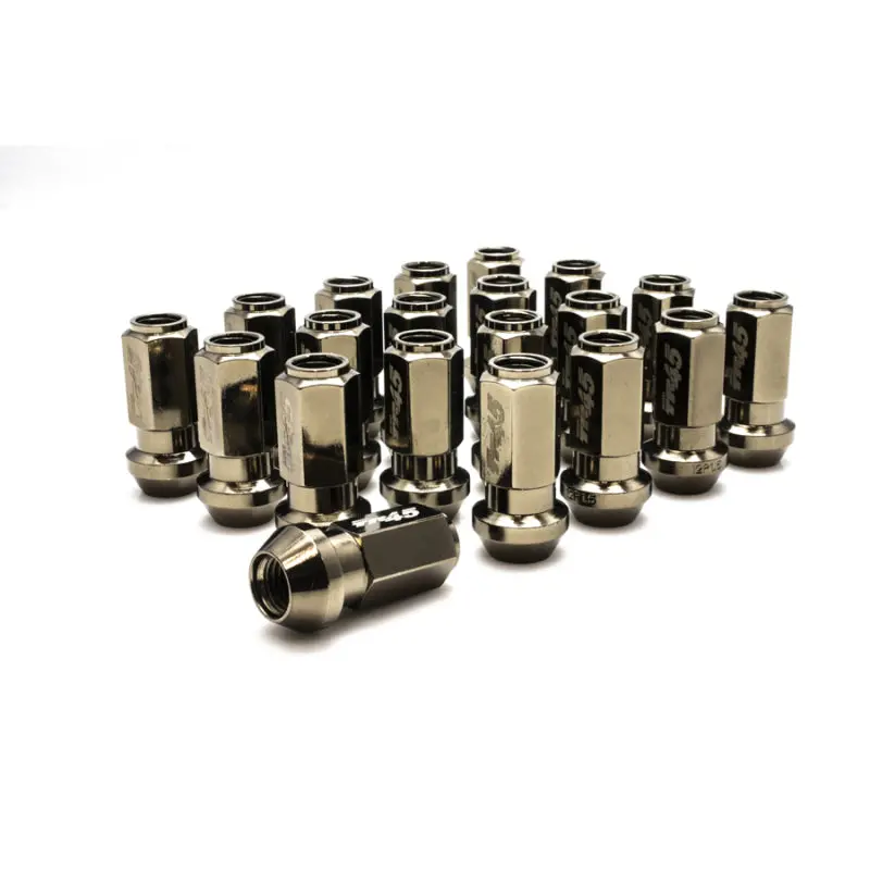Wheel Mate Muteki Tr45 Open End Lug Nuts - Titanium Finish - 12X1.25 - 45Mm 1