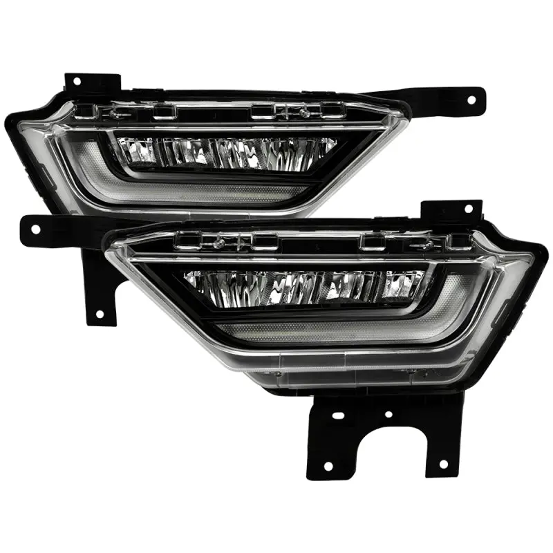Spyder 21-23 Ford F150 Oem Style Full Led Fog Lights W/ Switch Fl-Ff1502021-Led-C 1