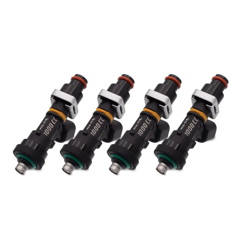 Blox Racing Eco-Fi Street Injectors 1000Cc/Min W/1In Adapter For Honda B/D/H Series - Set Of 4 1