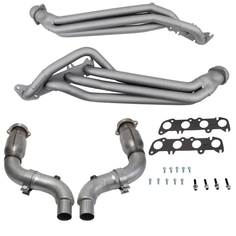 Bbk 15-23 Ford Mustang Gt 1-3/4 Long Tube Headers W/High Flow Catted X-Pipe (Ti Ceramic) 1