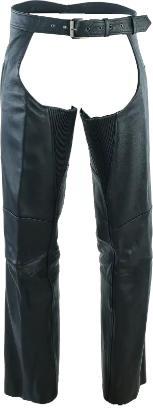 Kuryakyn Leather By River Road Longhaul Leather Chaps Black - 3Xl 1