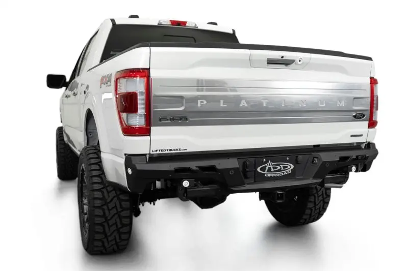 Addictive Desert Designs 21-23 Ford F-150 (Excl. Raptor) Black Label Rear Bumper 1