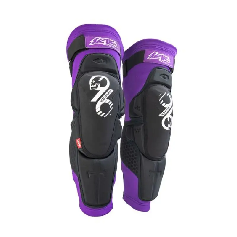 Evs Slayco96 Knee Guard Pair Purple/Black - 2Xl 1