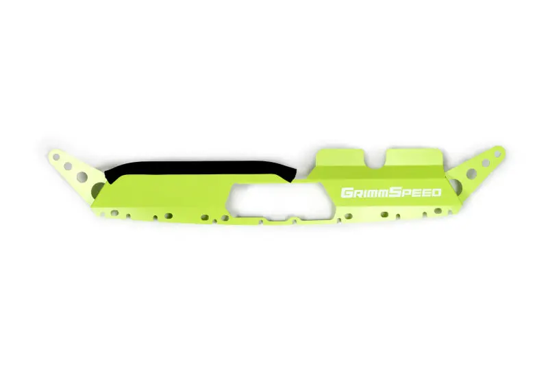 Grimmspeed 15+ Subaru Wrx/Sti Radiator Shroud - Neon Green Powdercoat 1