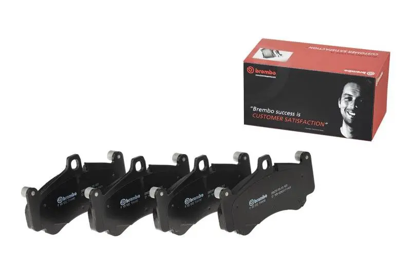 Brembo 17-18 Porsche 718 Boxster/718 Cayman/14-16 Cayman Front Premium Nao Ceramic Oe Equivalent Pad 1
