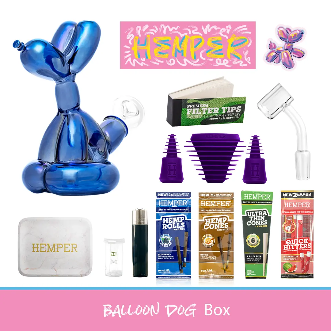 Balloon Dog Bong Box 1