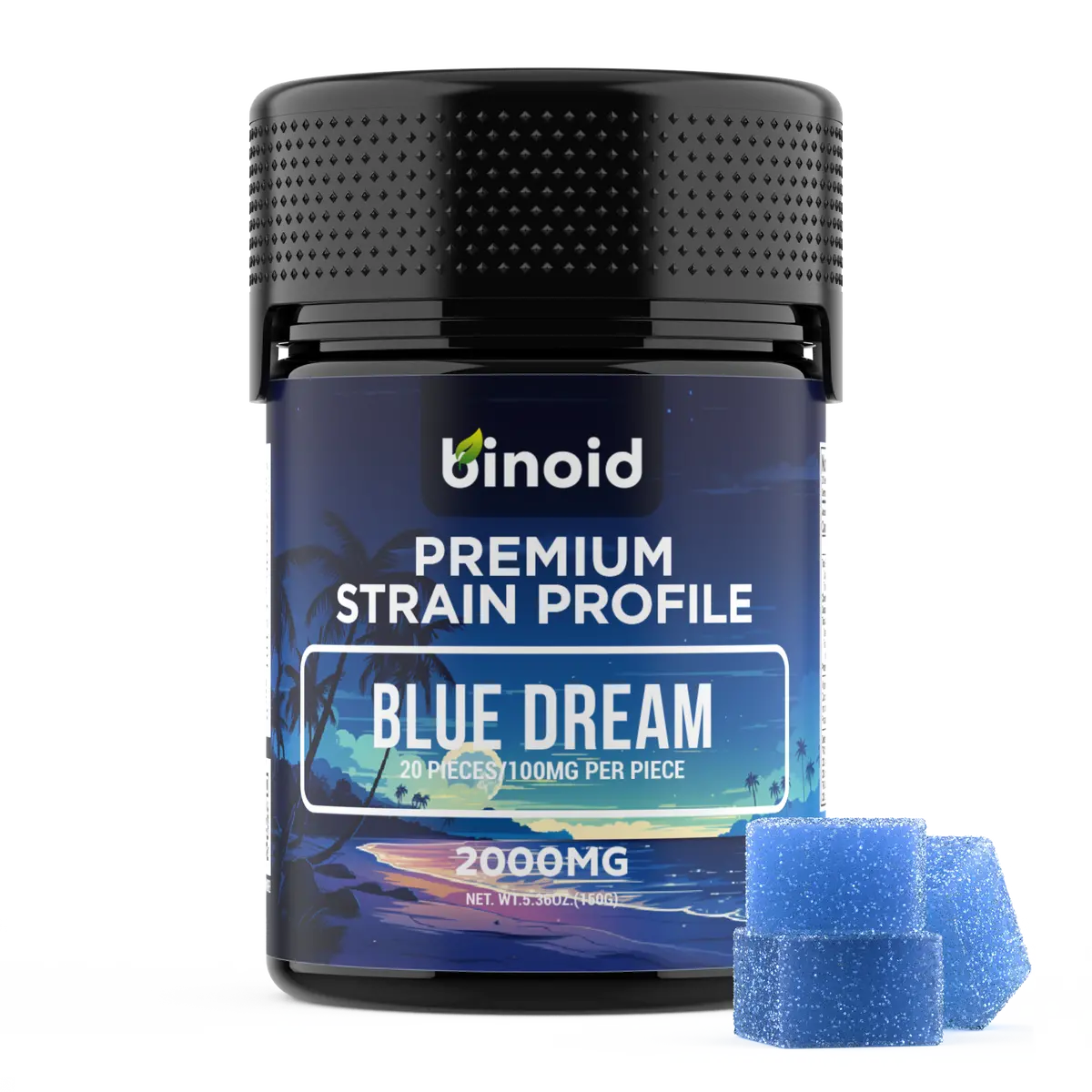 Binoid Strain Blue Dream Gummies 1