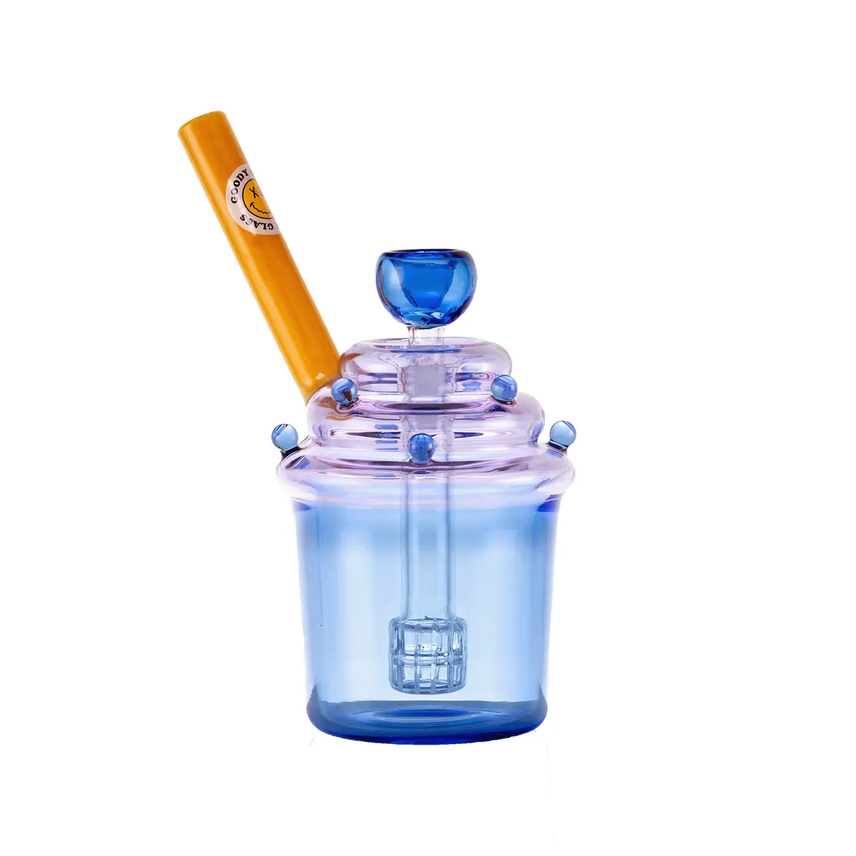 Goody Glass - Blueberry Cupcake Bubbler 1