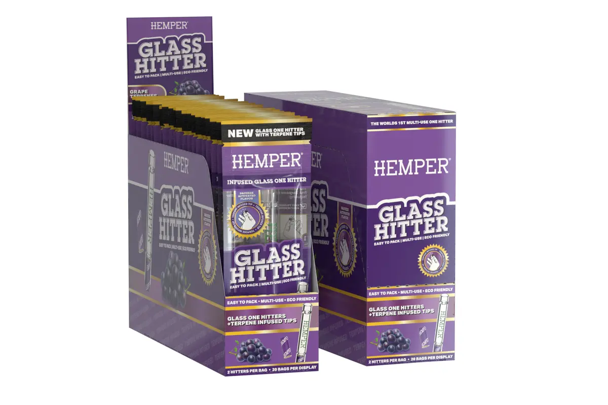 Glass Hitter Grape - Tip Flavored One Hitter 2