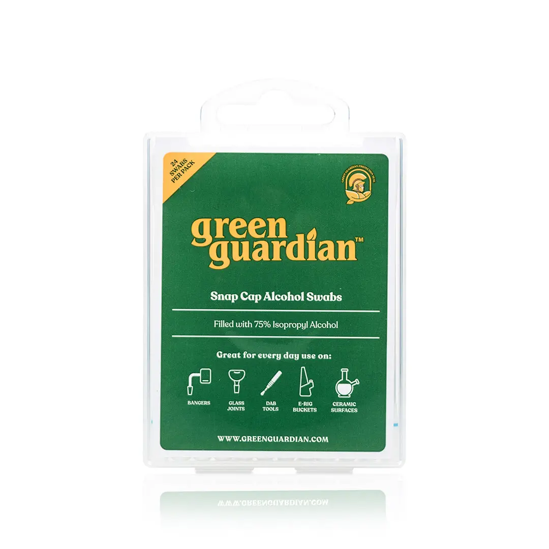 Green Guardian Snap Cap Alcohol Swabs 1