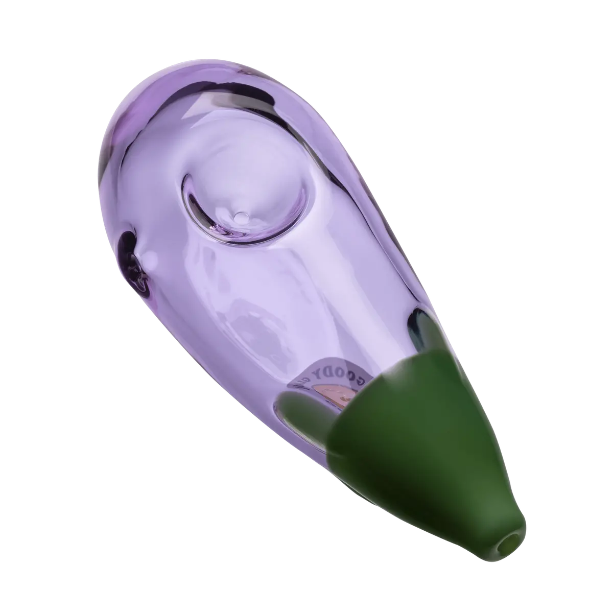 Goody Glass - Eggplant Hand Pipe 1