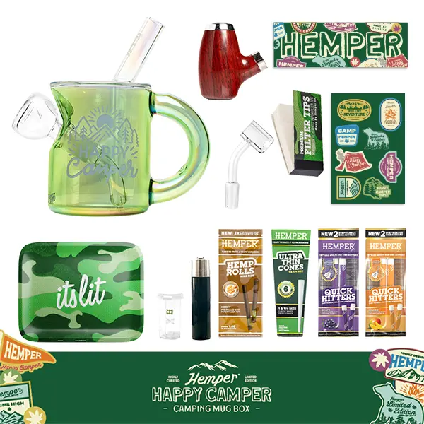 Happy Camper Campfire Mug Bong Box 1