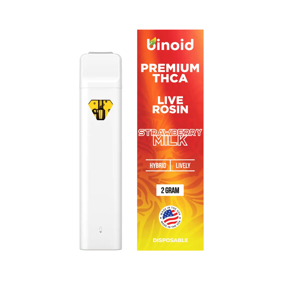 Binoid Thca Strawberry Milk Disposable Vape 1