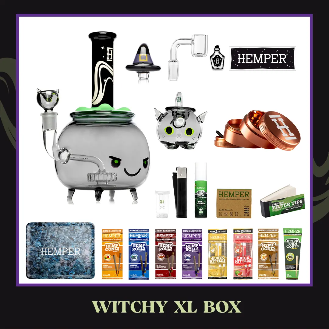 Witchy Cauldron Xl Bong Box 1