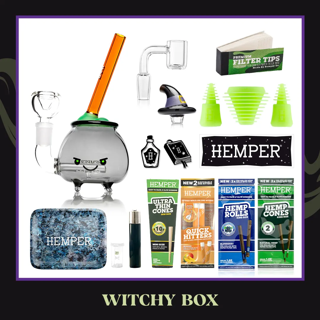 Witchy Cauldron Bong Box 1