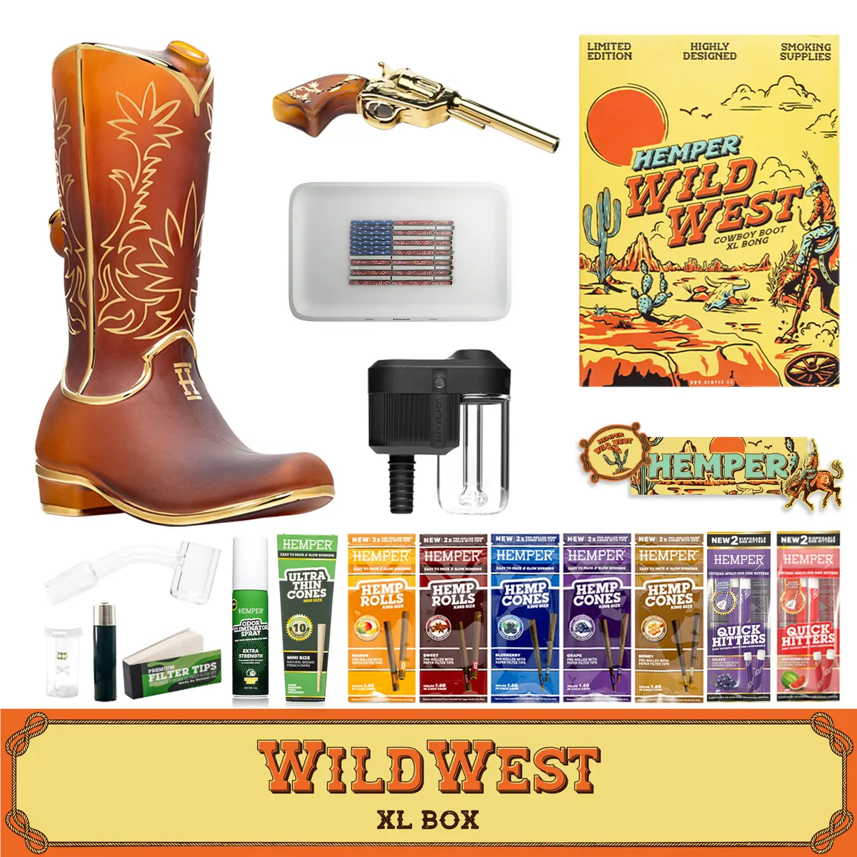 Wild West Cowboy Boot Xl Box 1