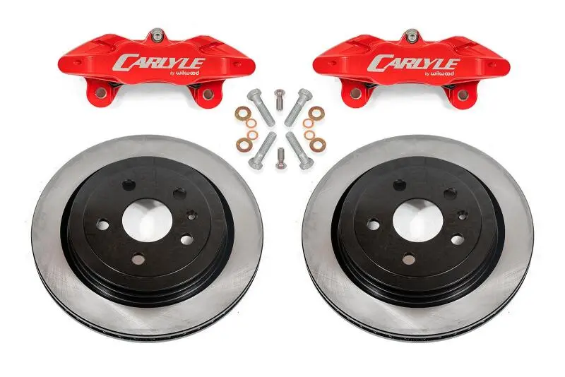 Bmr 97-04 Chevrolet Corvette C5 / 05-13 C6 Brake Kit For 15In Conversion Solid Rotors Red Calipers 1