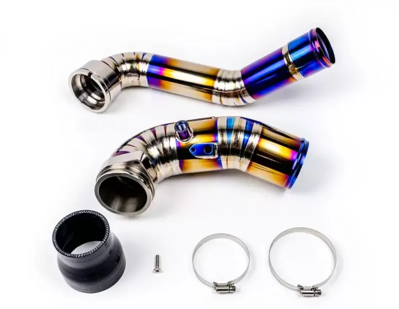 Vr Performance 2015-2021 Bmw Toyota Supra Mkv Titanium Chargepipe And J-Pipe Kit 1