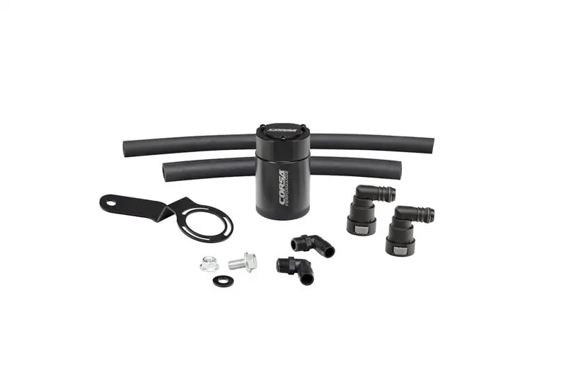 Corsa Performance 2015-2017 Ford Mustang 3 Oz. Aluminum Oil Catch Can W/ Mounting Bracket 1